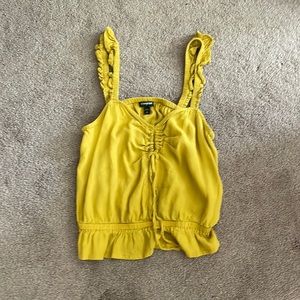 Yellow tank top